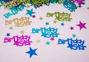 Birthday Star Confetti